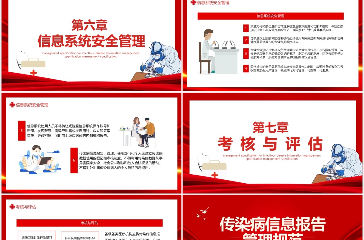 传染病信息报告管理规范动态PPT模板