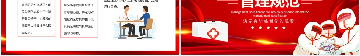 传染病信息报告管理规范动态PPT模板