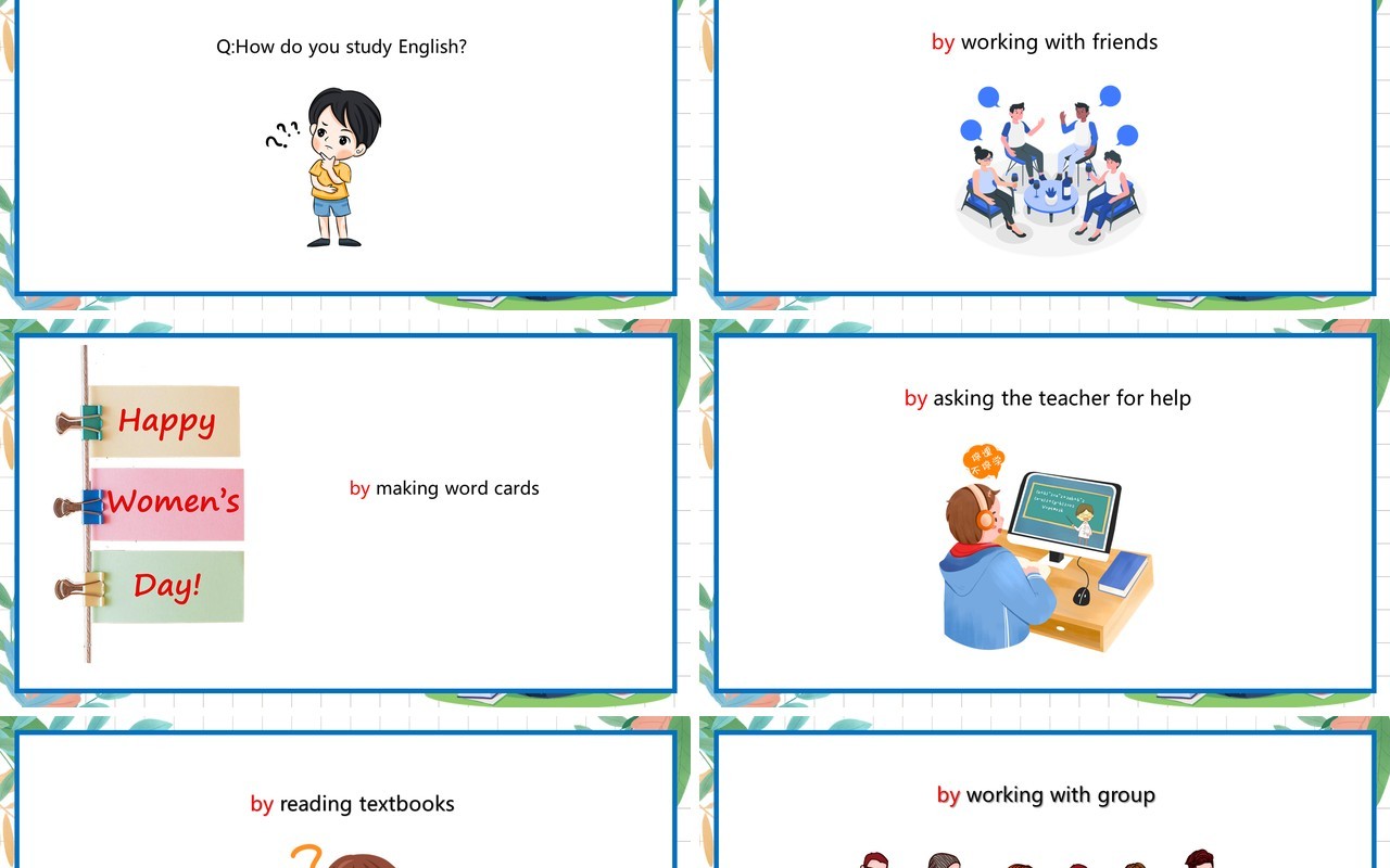 部编版九年级英语上册How can we become good learners第一课时PPT模板