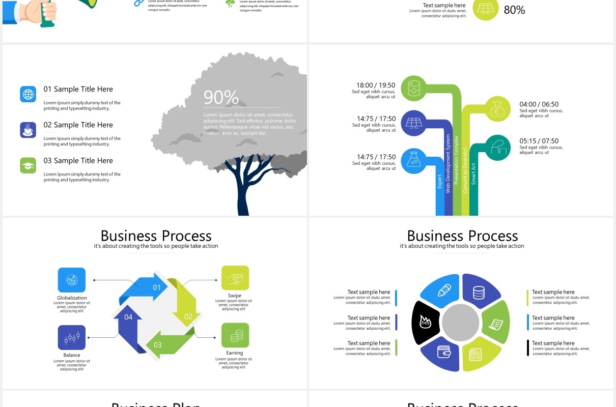 商务金字塔信息图表PPT素材模板fantasy powerpoint