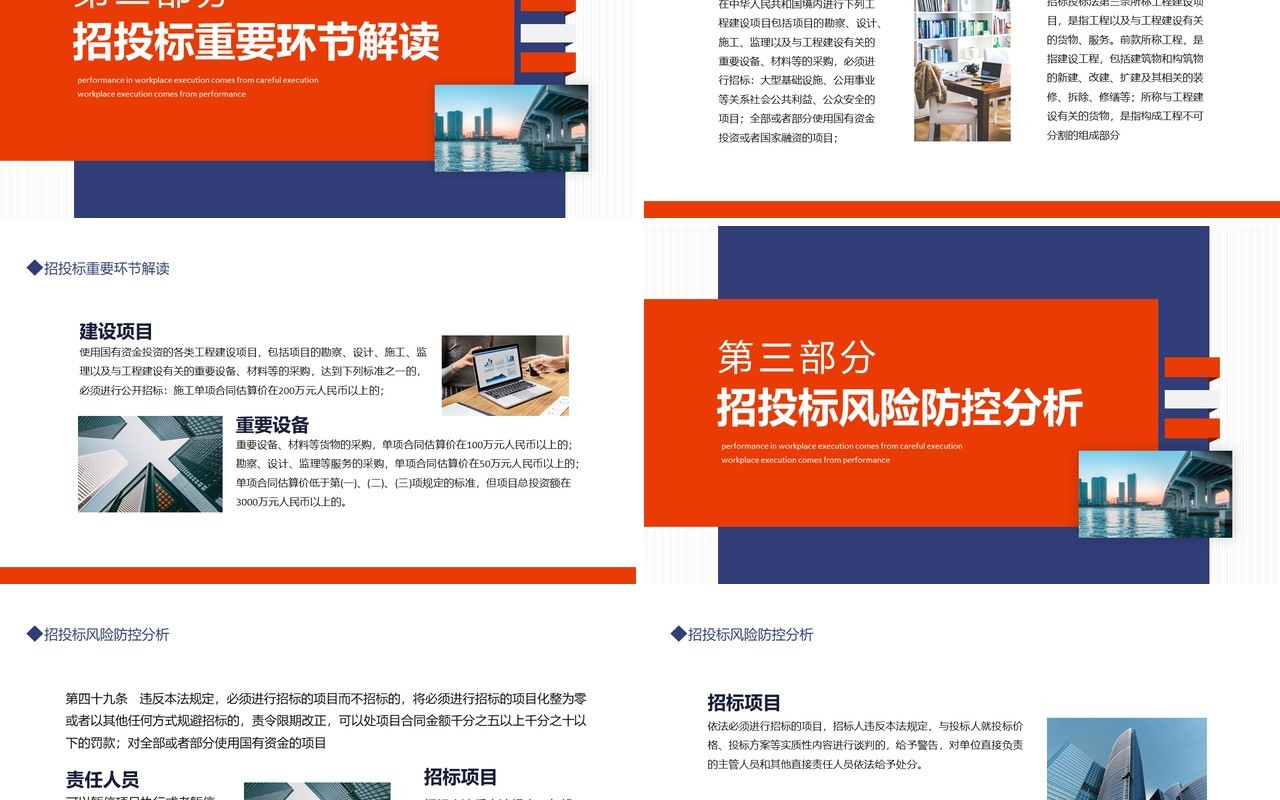建设工程招投标法规体系解读动态PPT模板