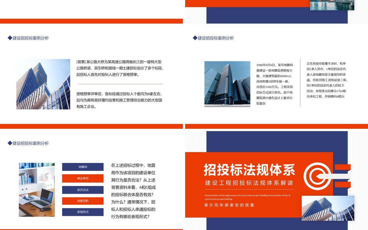 建设工程招投标法规体系解读动态PPT模板