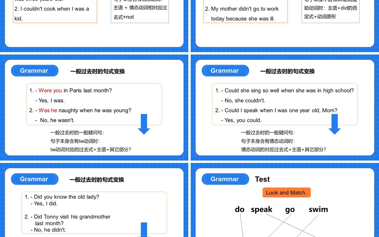 人教版八年级英语上册Where did you go on vacation课件PPT模板