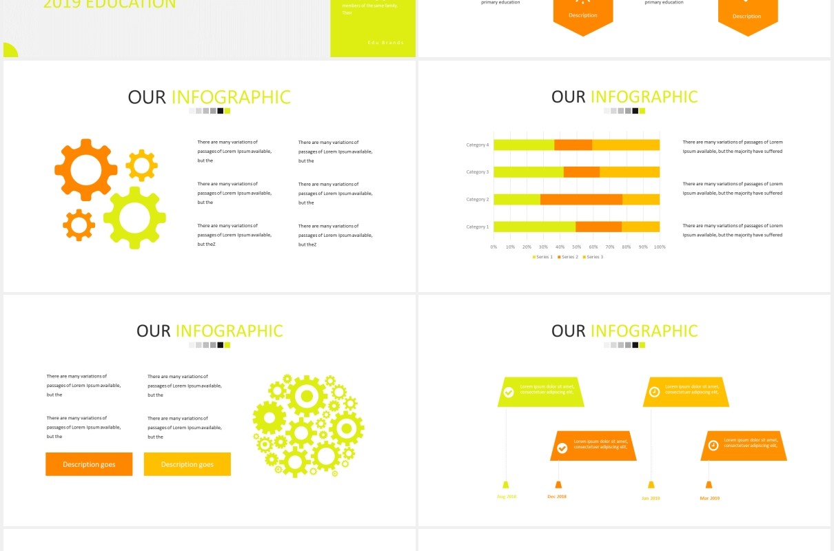 学校教育机构展示课件PPT模板图片排版设计Education Powerpoint Template