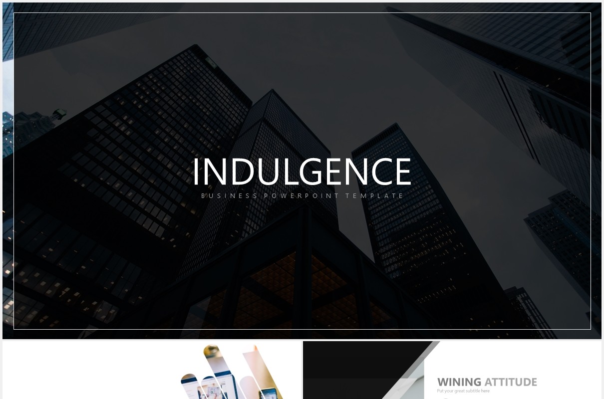 商务工作报告拼图图形图表PPT模板indulgence powerpoint