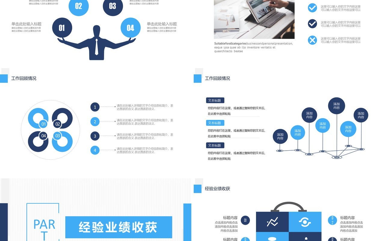 公司部门述职工作报告计划总结汇报动态PPT模板