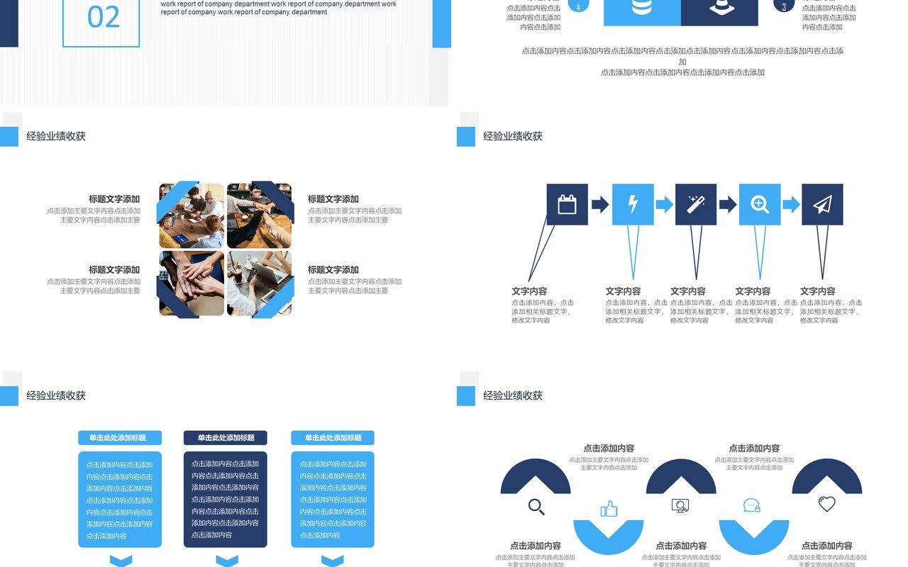 公司部门述职工作报告计划总结汇报动态PPT模板