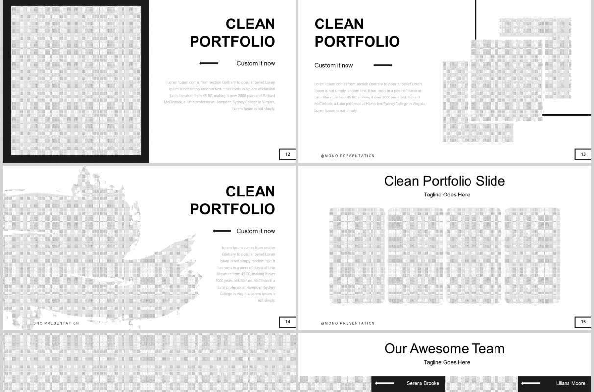 简洁公司产品介绍PPT模板版式设计Clean Powerpoint Template