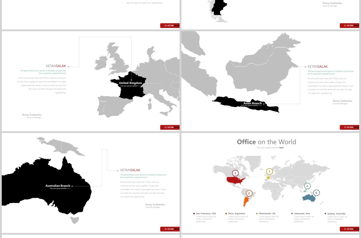 商务公司组织架构图时间轴PPT图表可插图排版模板素材Ketansalak Powerpoint