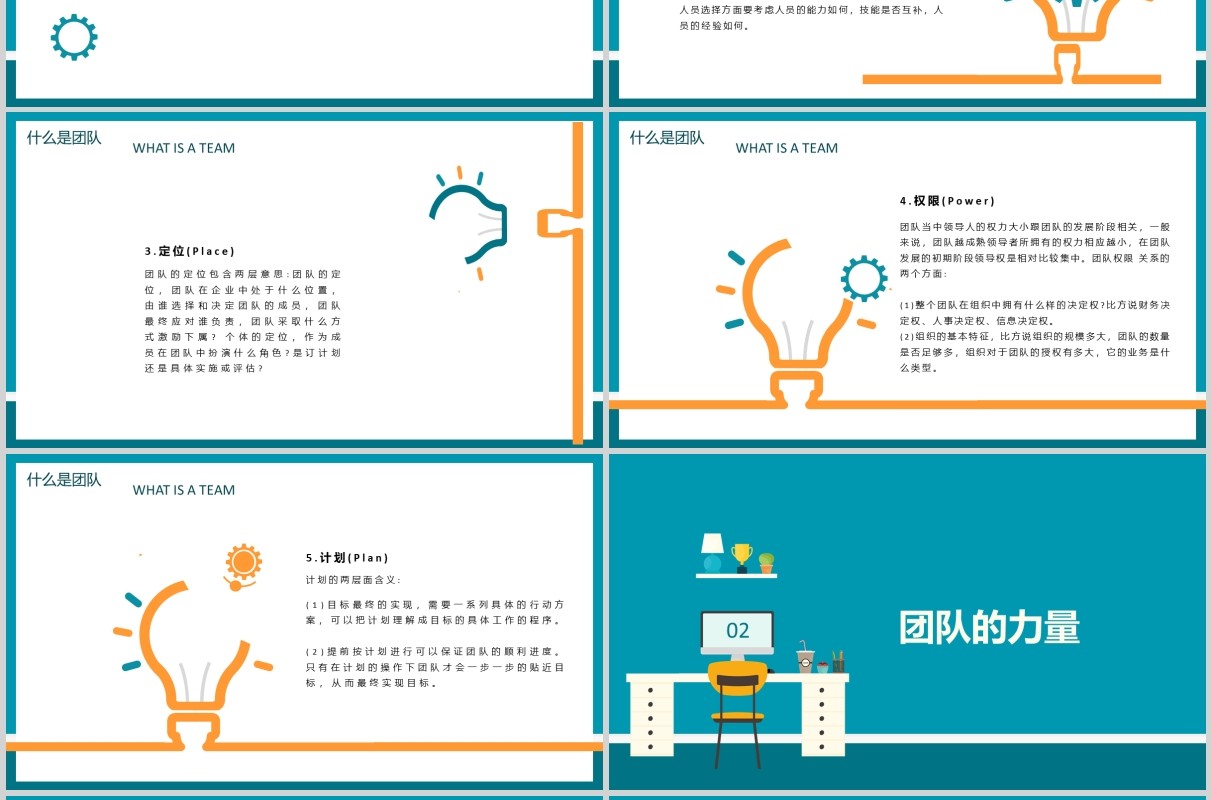 公司团队建设工作效率提升PPT模板