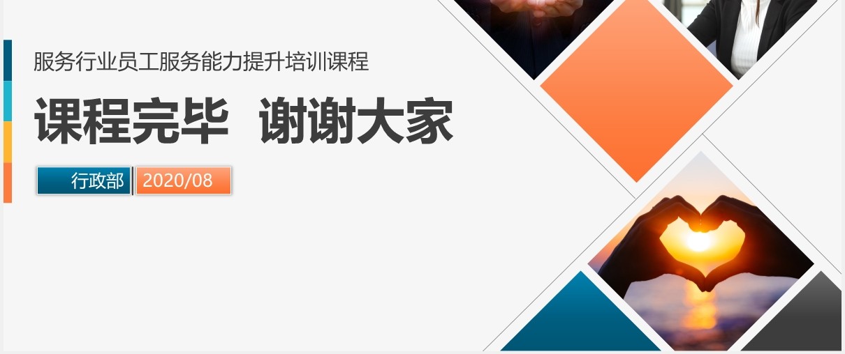 服务质量管理提升酒店服务礼仪培训课件PPT模板