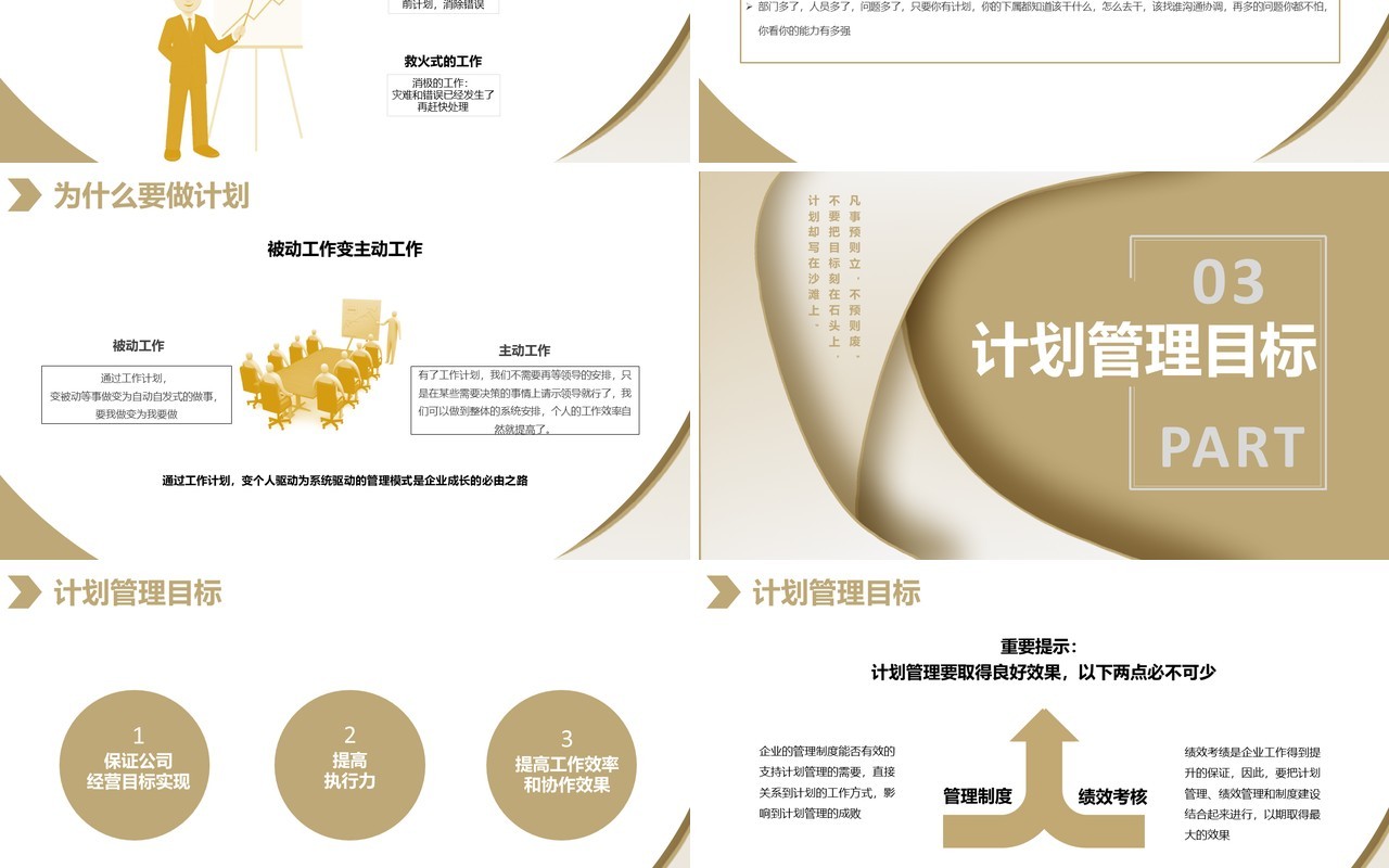 如何制定计划企业管理培训报告PPT模板