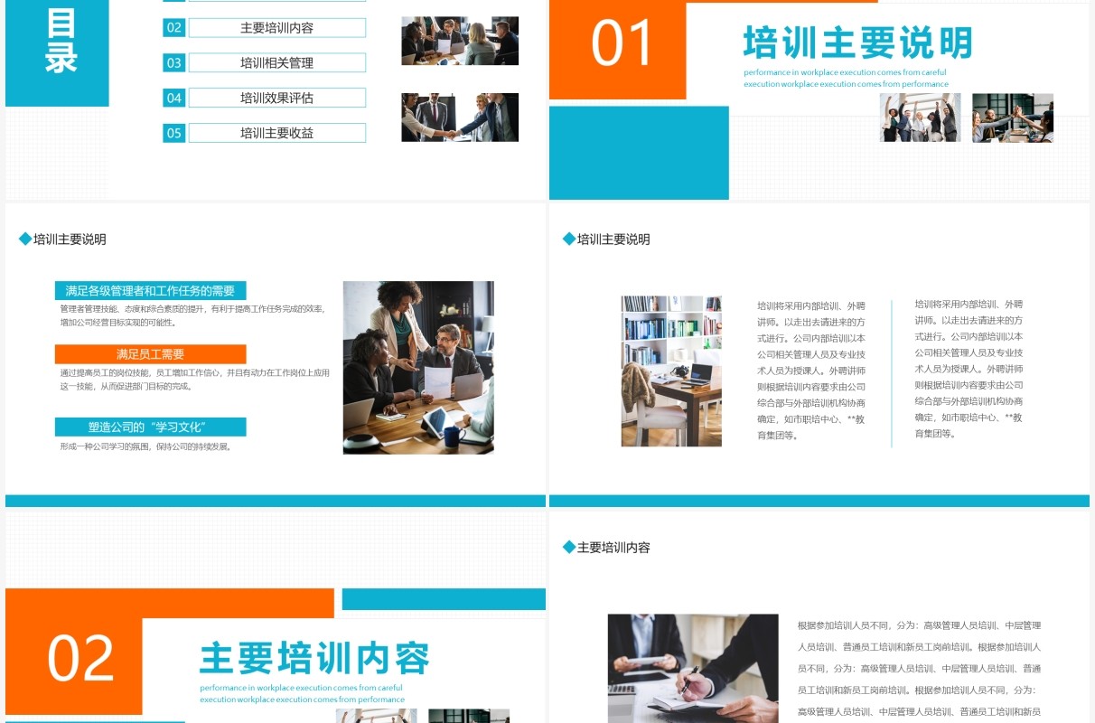 企业员工管理培训动态PPT