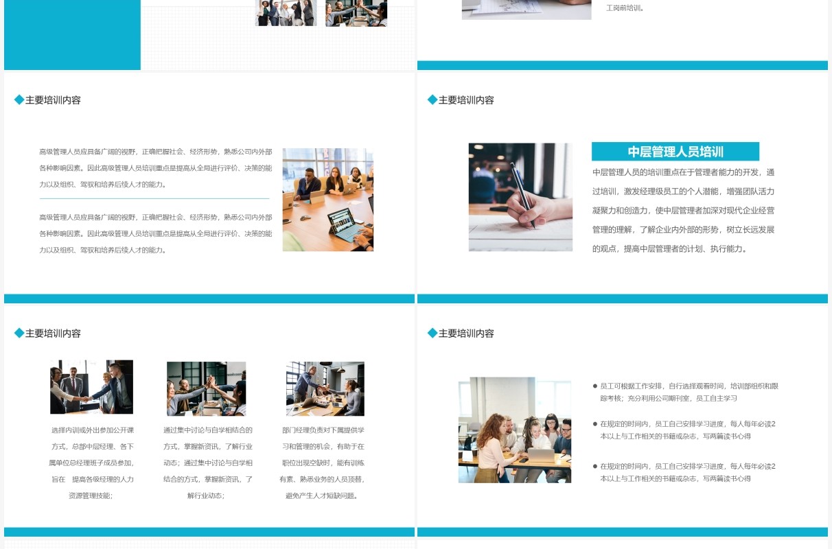 企业员工管理培训动态PPT
