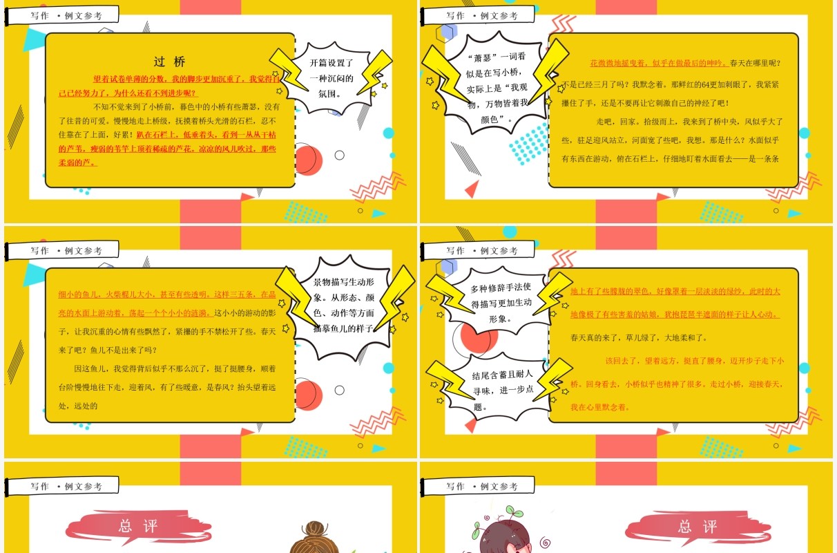 部编版九年级语文下册审题立意课件PPT模板