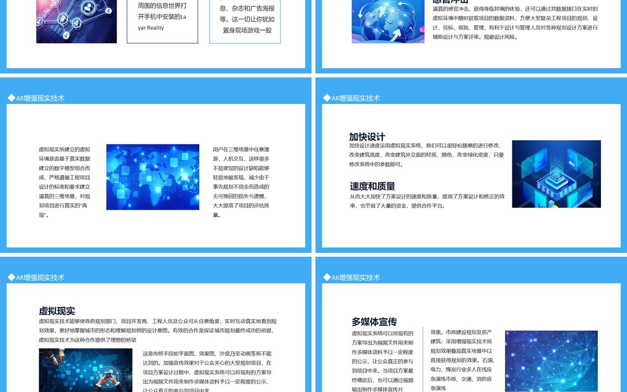 AR增强现实技术增强现实技术的现在与未来动态PPT模板