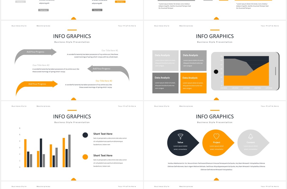 国外PPT信息图表模板Kacang - Powerpoint Template