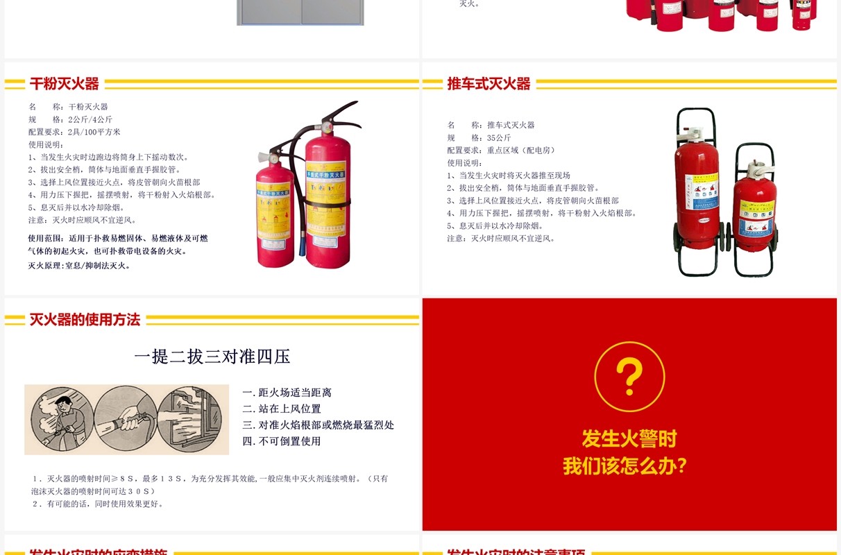 消防安全知识教育讲座PPT模板