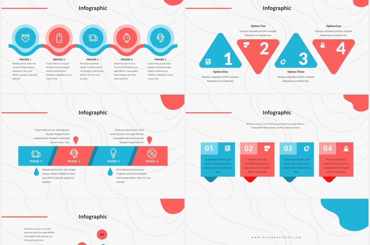 简约商务公司宣传介绍PPT图片排版设计模板BESTA - Business Powerpoint Template