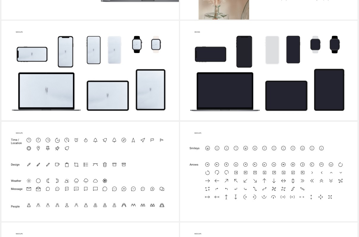 简约工作汇报个人展示汇报PPT模板COSA - Powerpoint Stylish Template