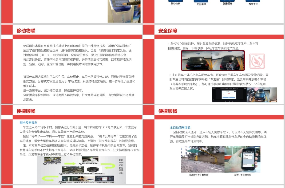 城市智慧交通停车系统解决方案PPT模板