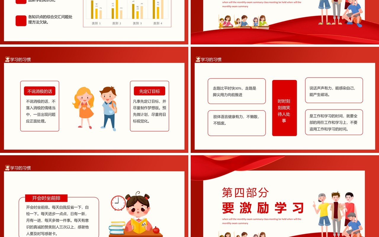 辉煌不再何时才能再辉煌月考总结班会动态PPT模板