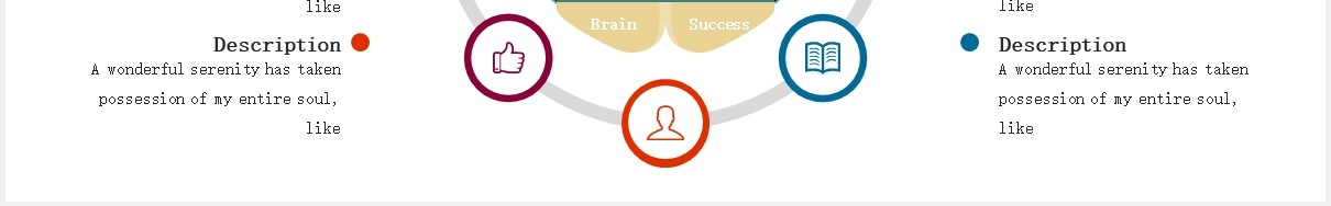 大脑信息图表头脑风暴思维PPT模板素材Brain Infographic for Powerpoint Template
