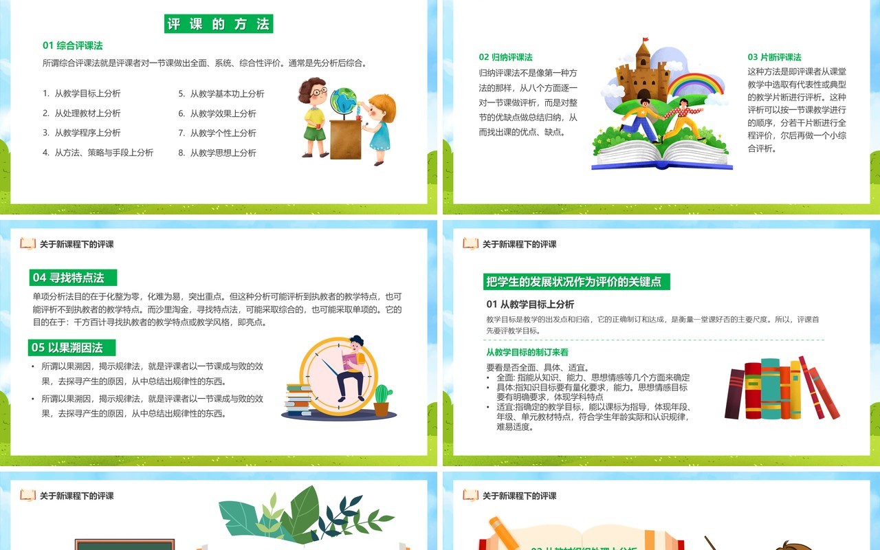 蓝色新课程背景下教师如何听课与评课PPT模板