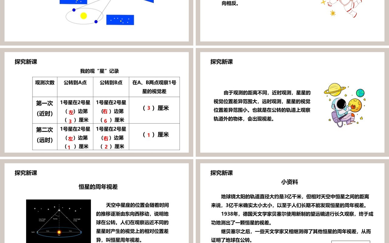 教科版五年级科学下册地球在公转吗课件PPT模板