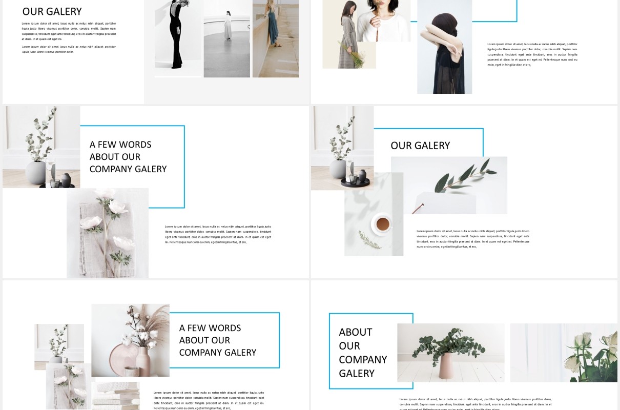 简约图片展示PPT模板MARCO - Powerpoint template