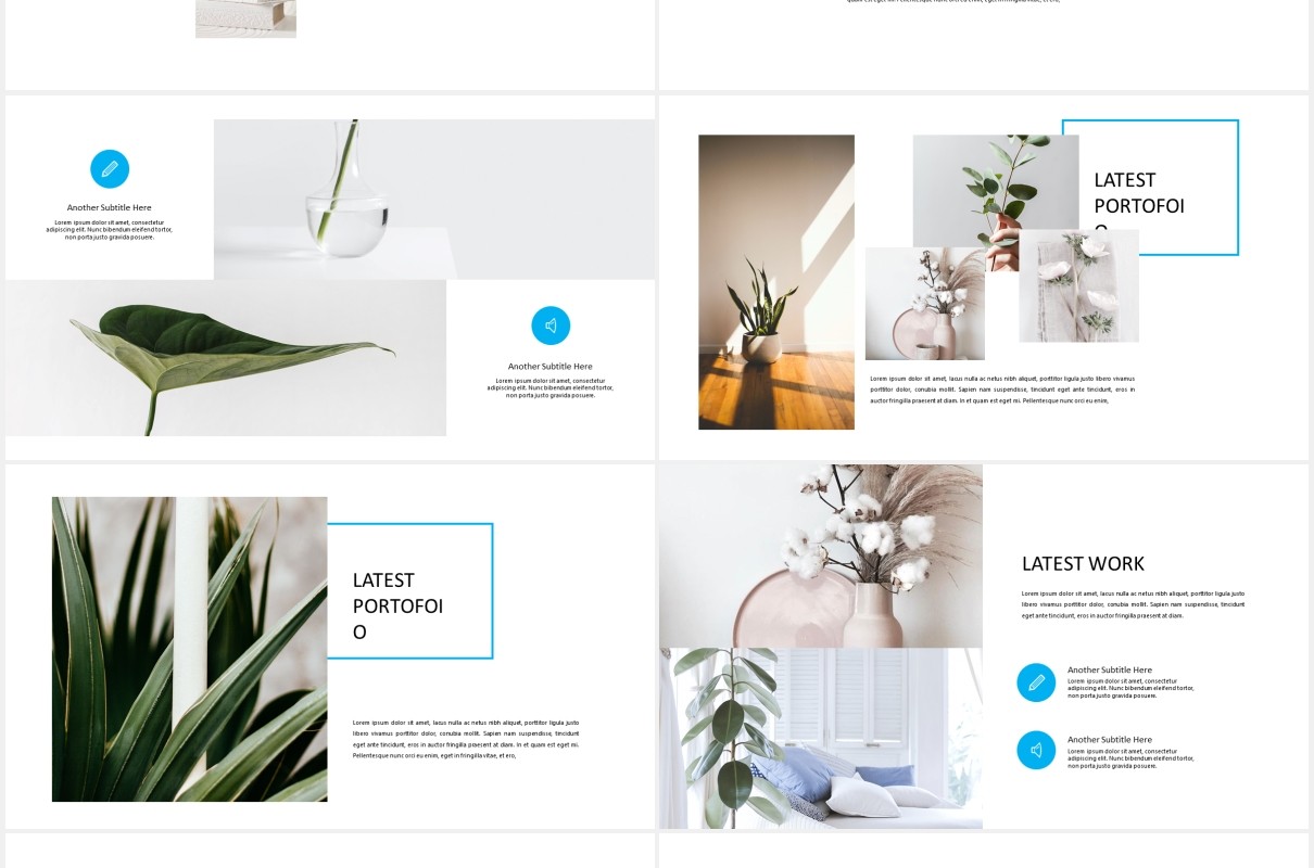 简约图片展示PPT模板MARCO - Powerpoint template