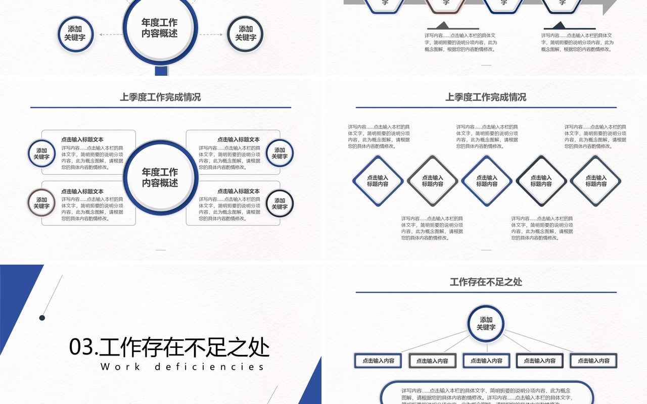 公司介绍季度月度工作总结汇报PPT模板