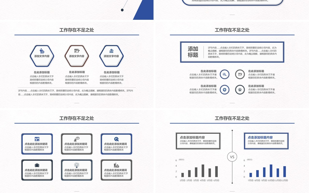 公司介绍季度月度工作总结汇报PPT模板