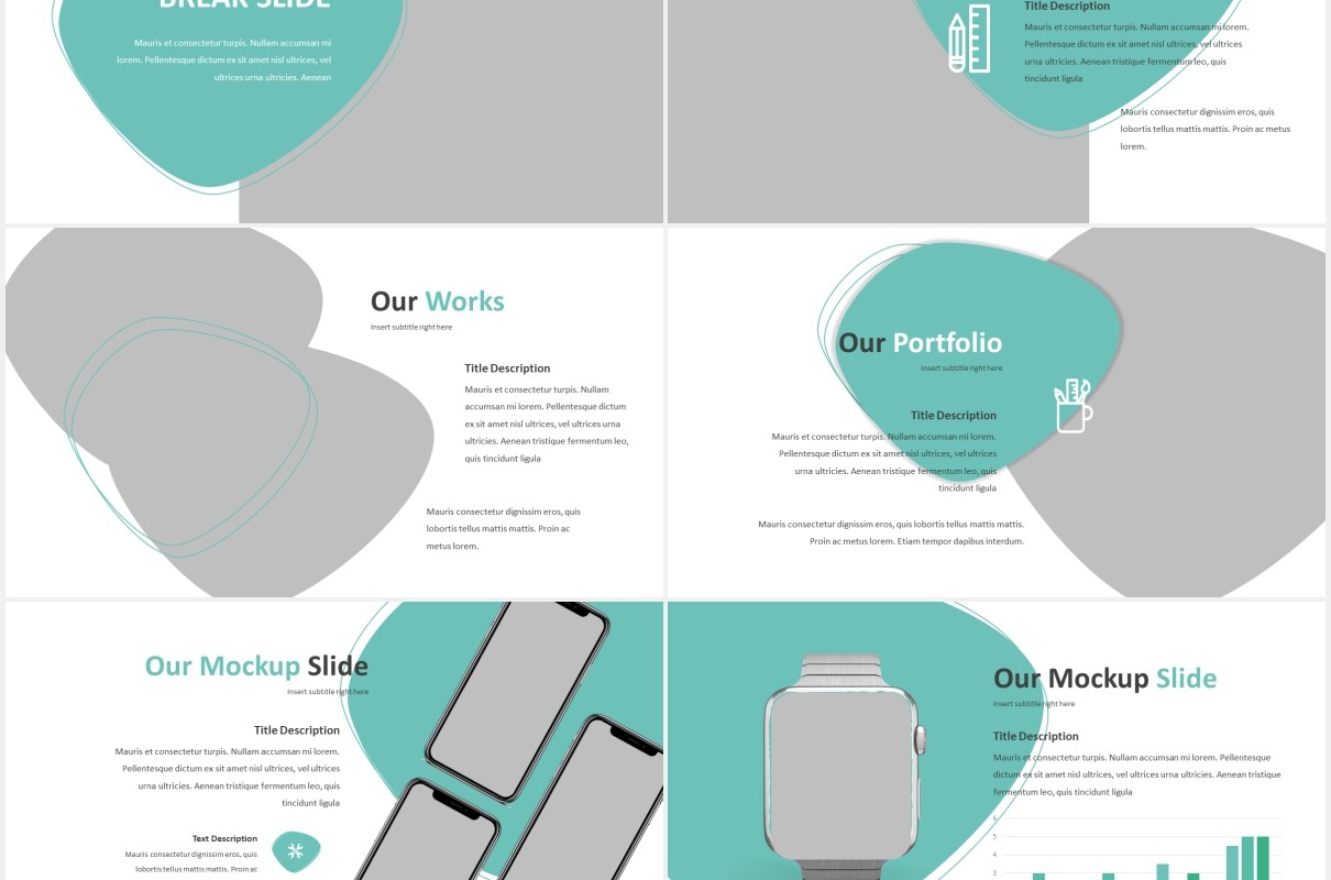 简约商务通用PPT图片排版设计模板Sesmara - Business Powerpoint Template