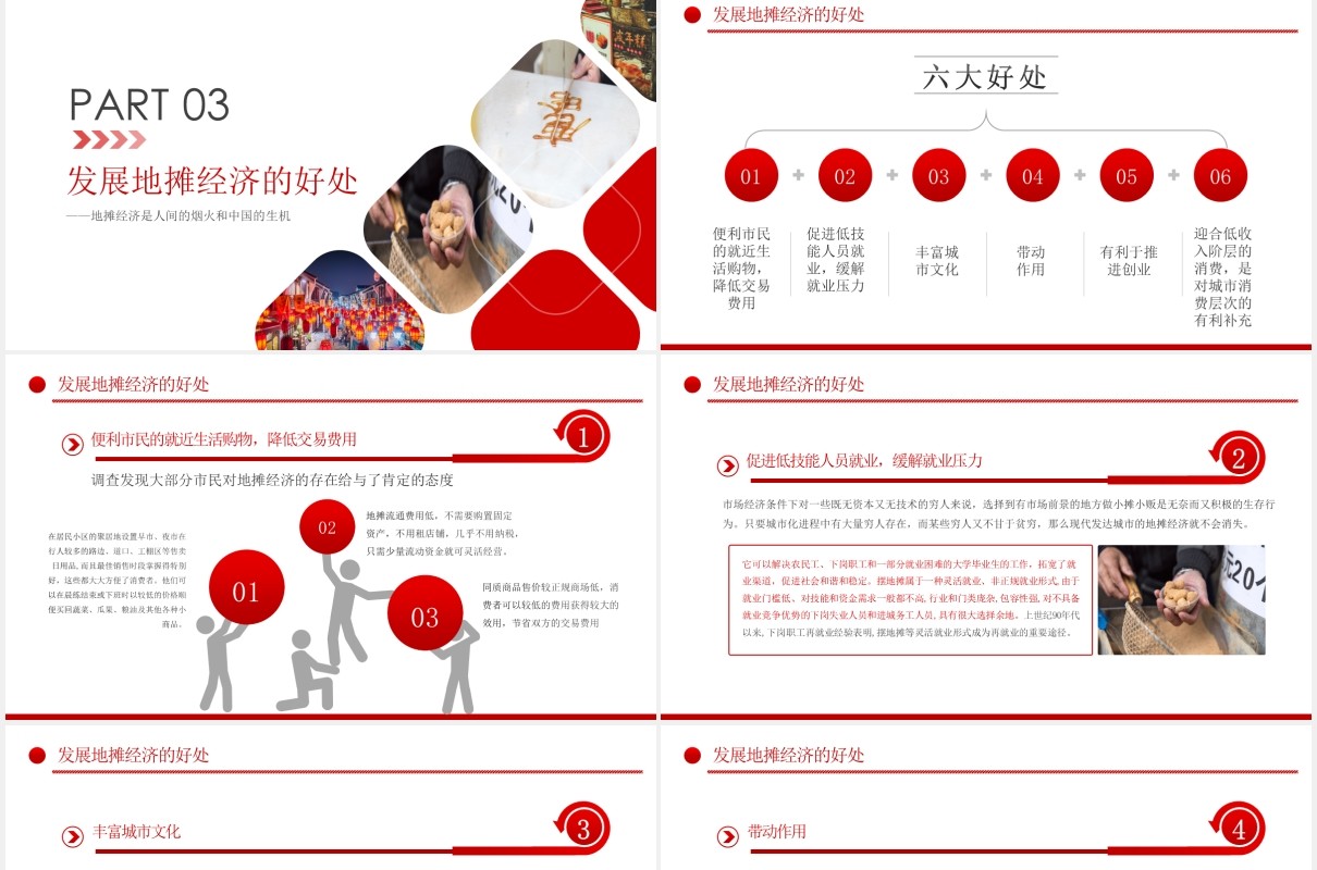 解读地摊经济发展趋势报告PPT模板