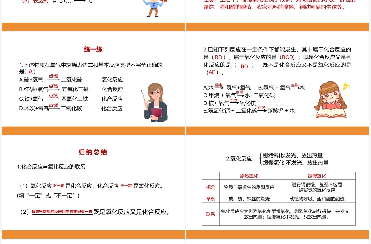 部编版九年级化学上册氧气课件PPT模板