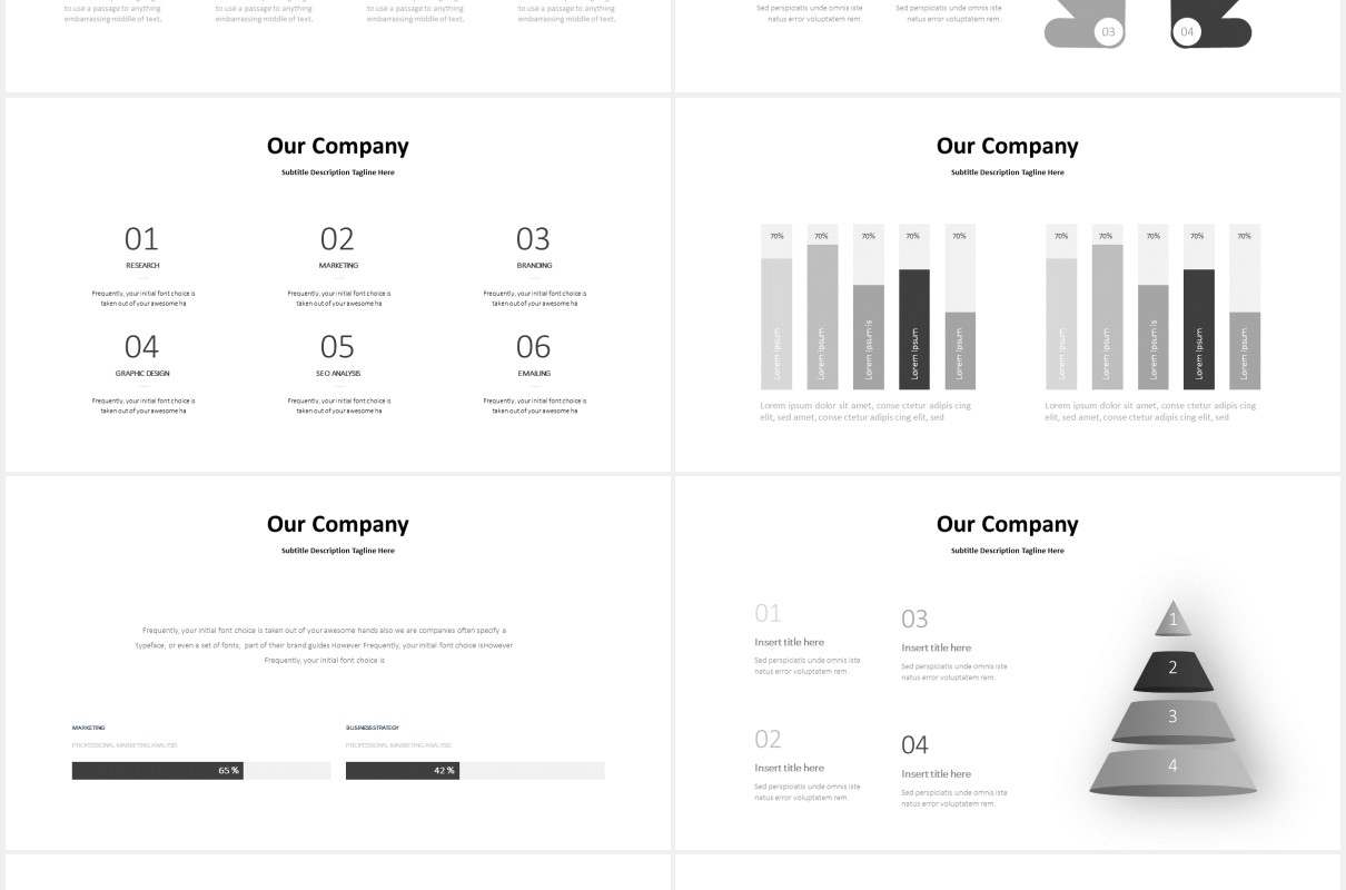 国外年度工作报告PPT模板Annual Powerpoint Template