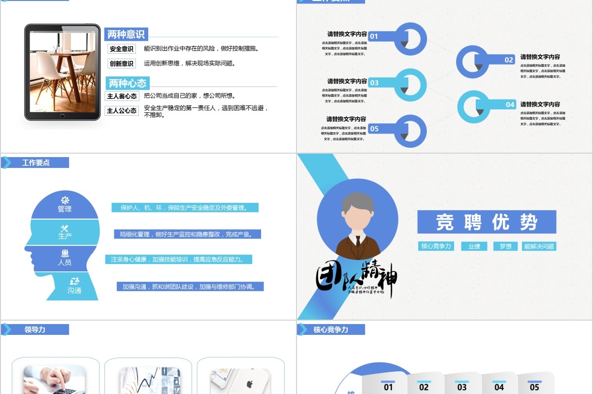 岗位竞聘PPT模板-53