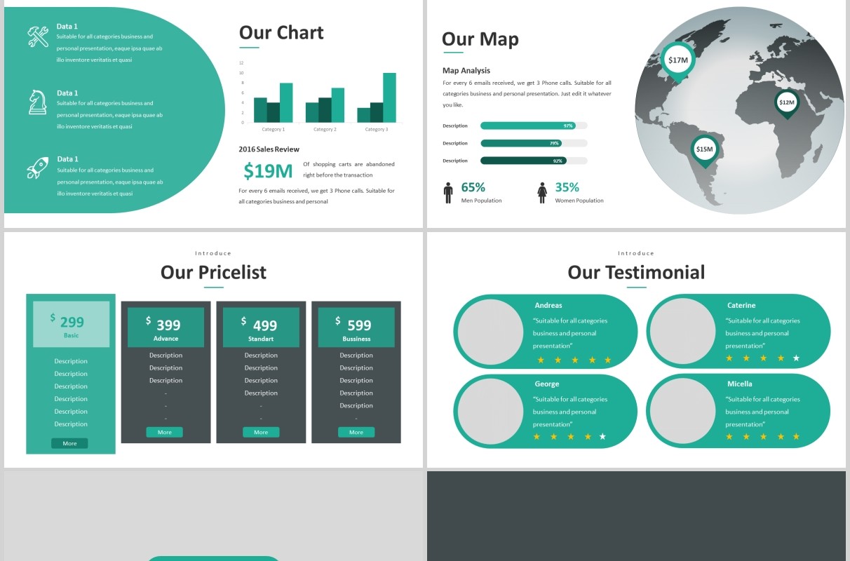 绿色教育图片排版设计PPT模板Educas - Education Powerpoint Template