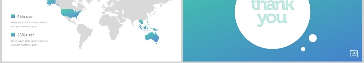创意圆形公司简介企业宣传PPT模板版式设计Stocks - Powerpoint Template