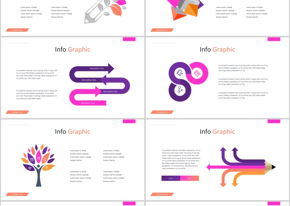 橙子水果展示美食PPT模板Orangi Powerpoint Template