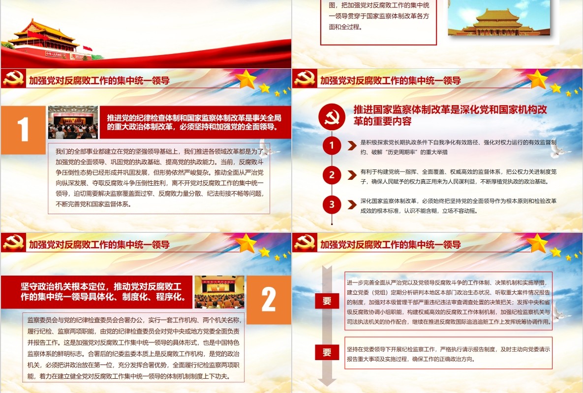 新时代如何加强党风廉政建设党课PPT模板