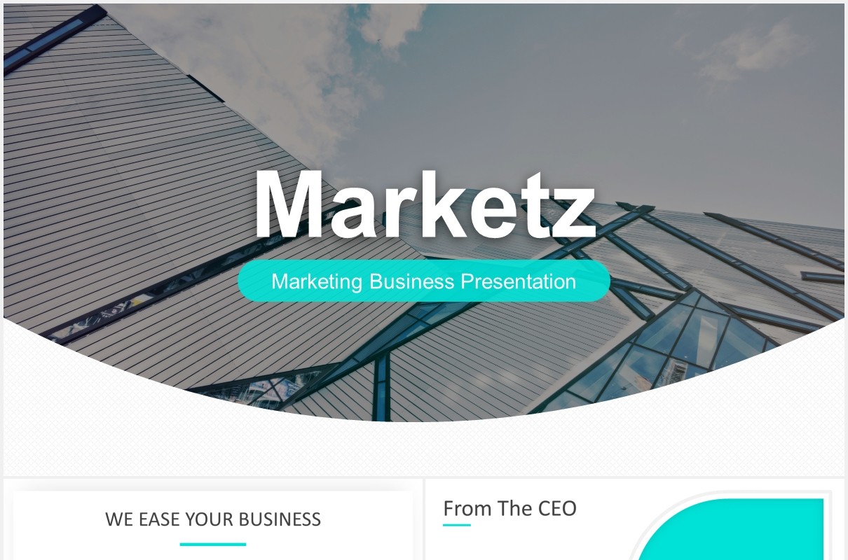 市场营销报告数据图表可视化PPT素材模板marketz powerpoint template