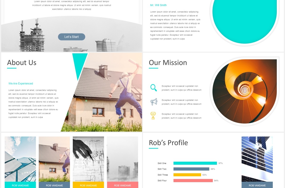 市场营销报告数据图表可视化PPT素材模板marketz powerpoint template