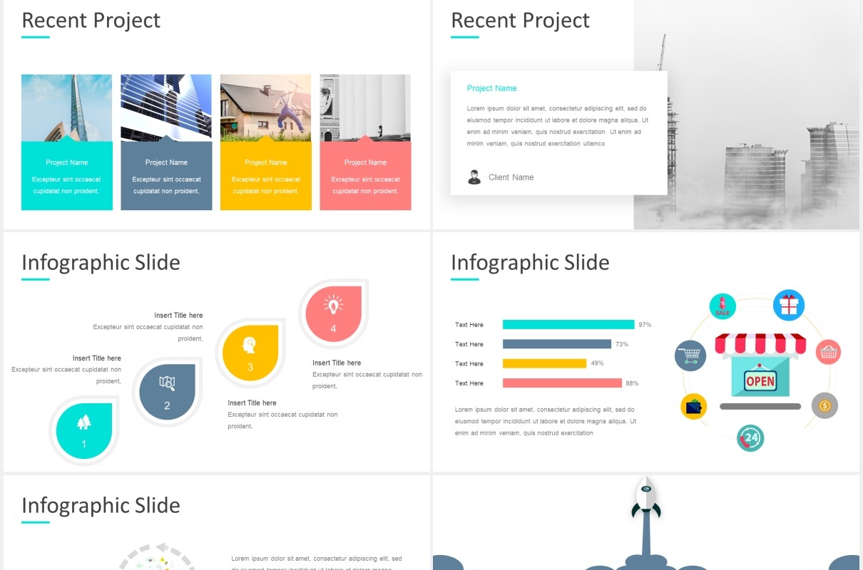 市场营销报告数据图表可视化PPT素材模板marketz powerpoint template