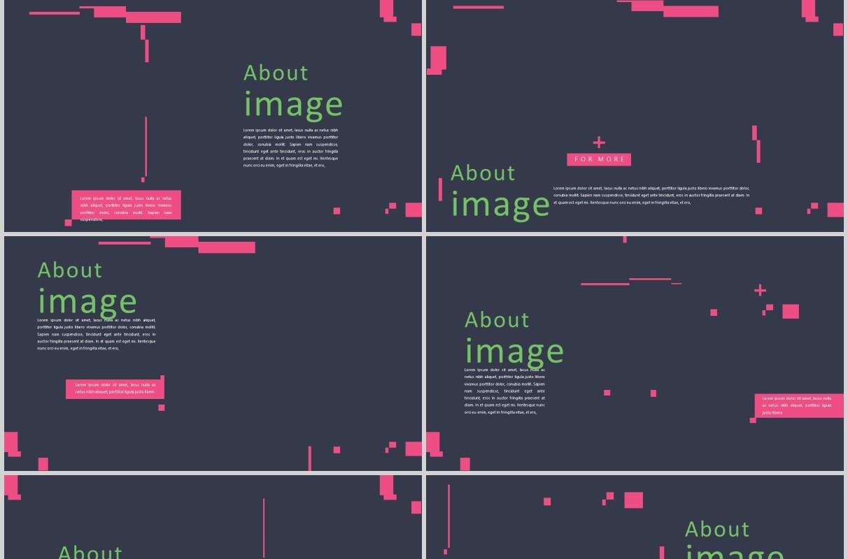 欧美时尚PPT版式设计模板Fantastical - Powerpoint Template