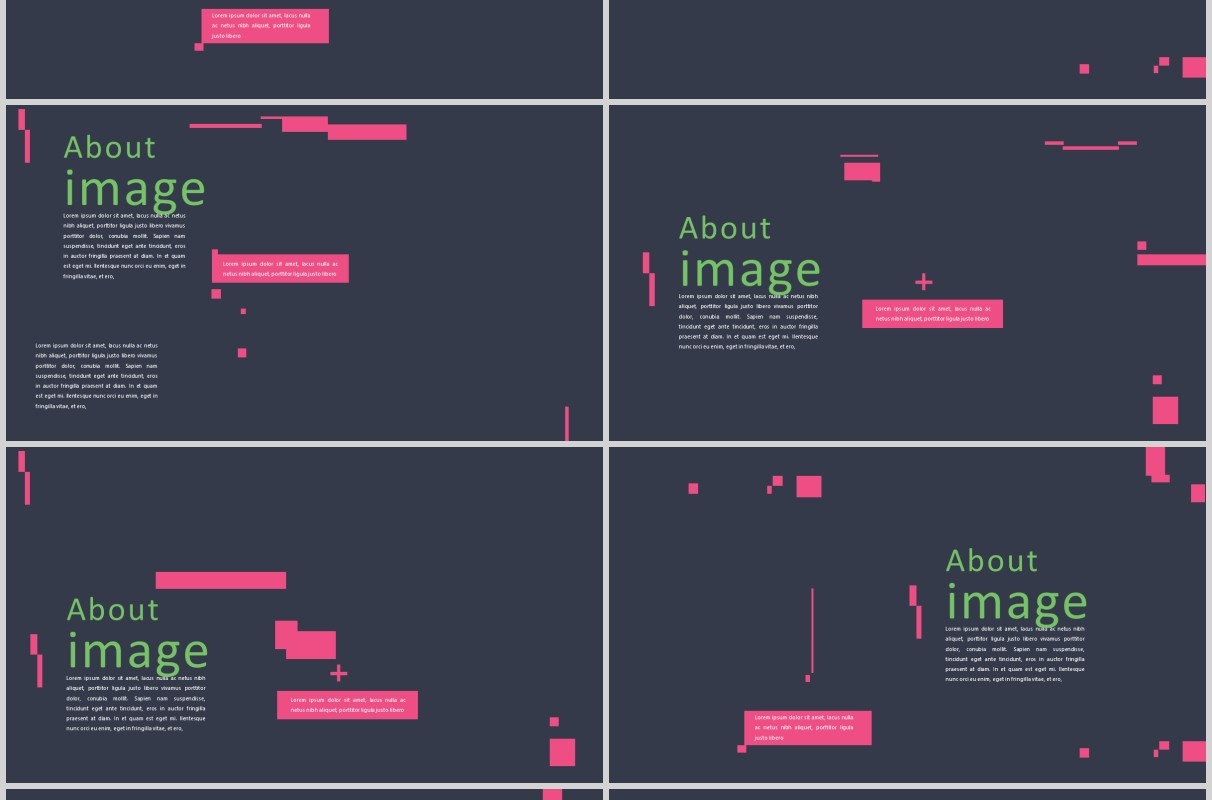 欧美时尚PPT版式设计模板Fantastical - Powerpoint Template