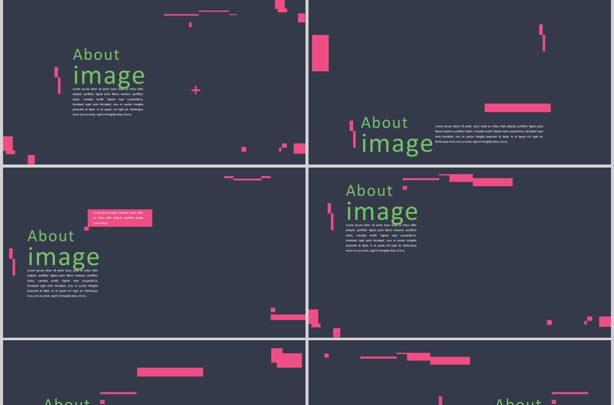 欧美时尚PPT版式设计模板Fantastical - Powerpoint Template
