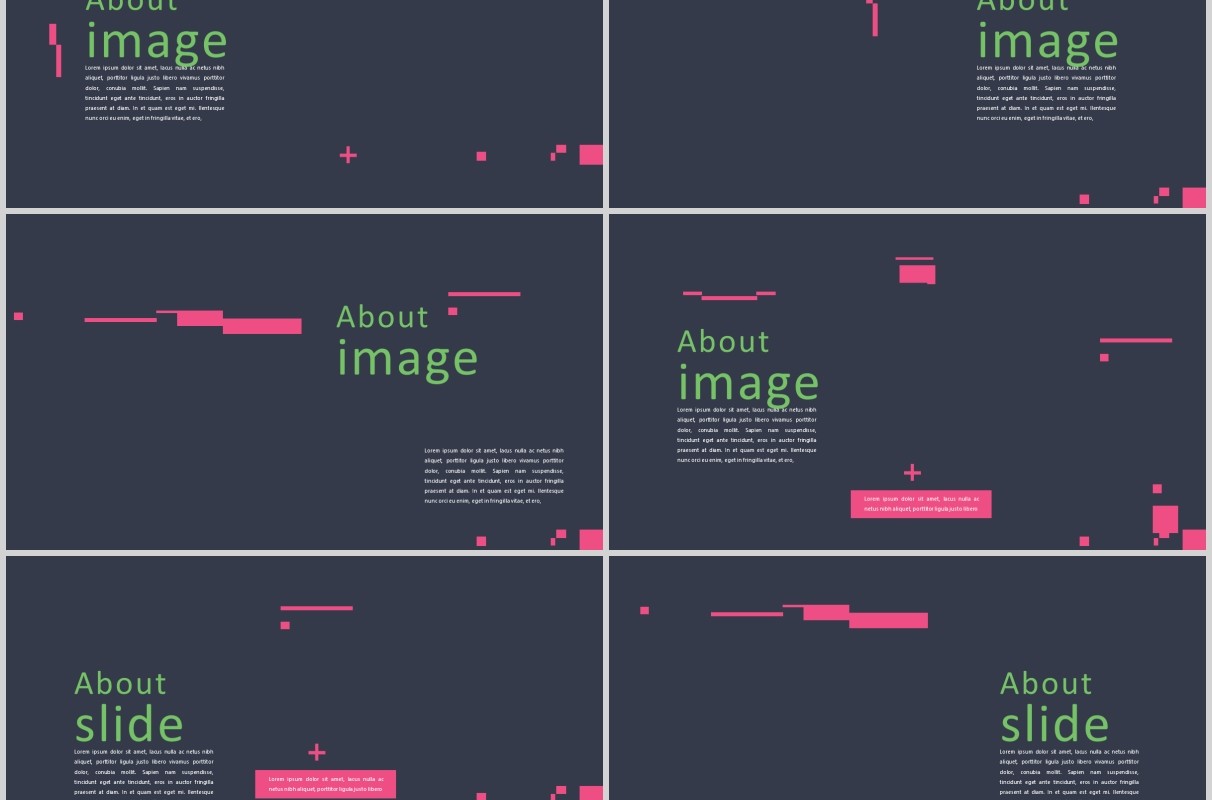 欧美时尚PPT版式设计模板Fantastical - Powerpoint Template