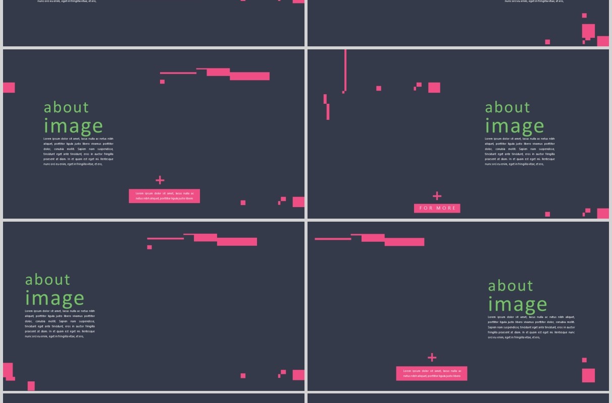 欧美时尚PPT版式设计模板Fantastical - Powerpoint Template